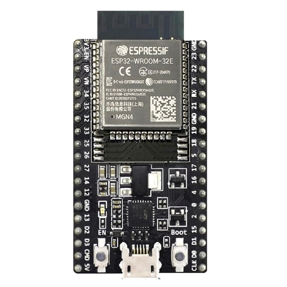 Espressif ESP32-WROOM-32E Development Board WiFi Bluetooth Microcontroller Black
